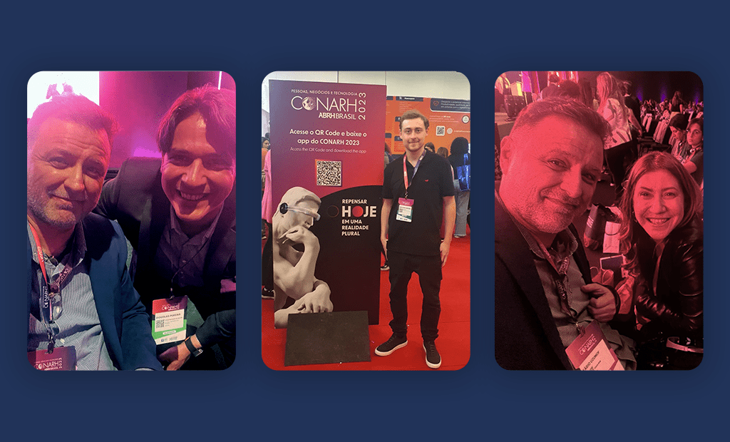 Conarh. Imagens do nosso Team Lead de Eventos e Parcerias, Erik Gekker, e nosso Sr Business Partner, Fabio Uzunof, no evento. 