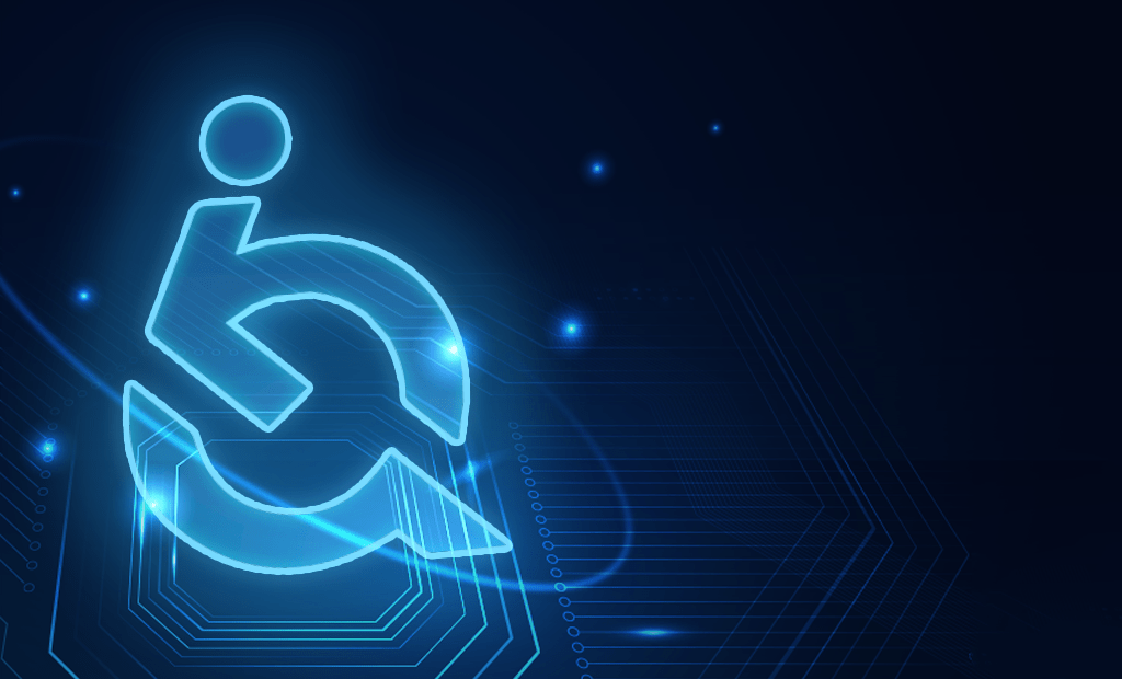 Tedências. Fundo azul com a logo da Equalweb em azul claro.