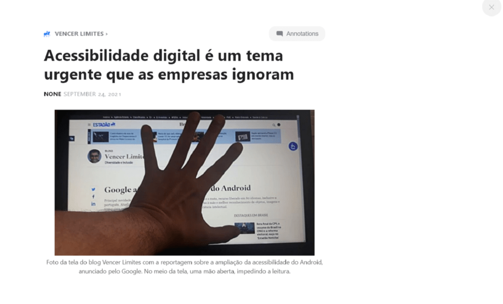 acessibilidade digital é um tema urgente que as empresas ignoram